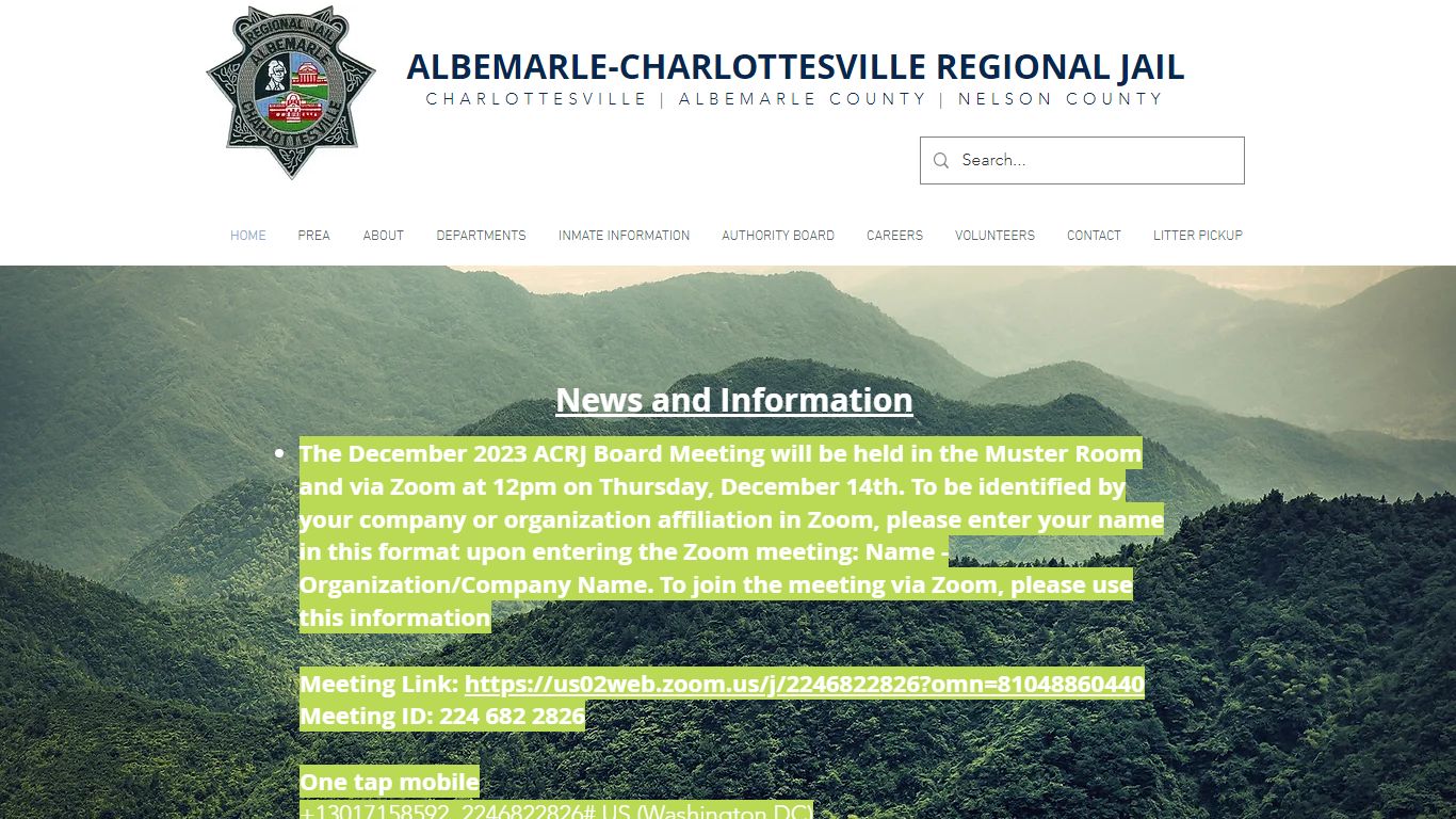 Albemarle-Charlottesville Regional Jail - acrj